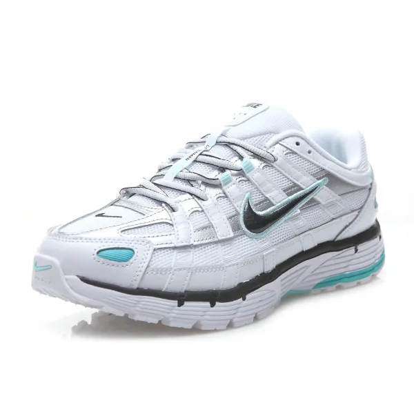 Nike P-6000 White/Mint Green Running Shoes - 1