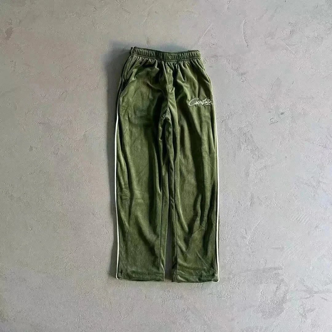 3P Track Jacket Olive Green Outerwear - 8