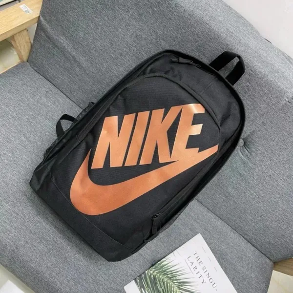 Nike Heritage Backpack Black Copper Swoosh Backpack - 1