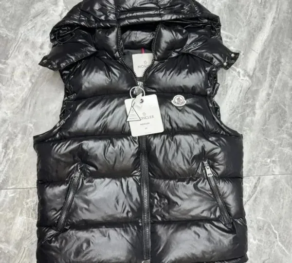 Moncler Maya Vest Black Down Vest - 1