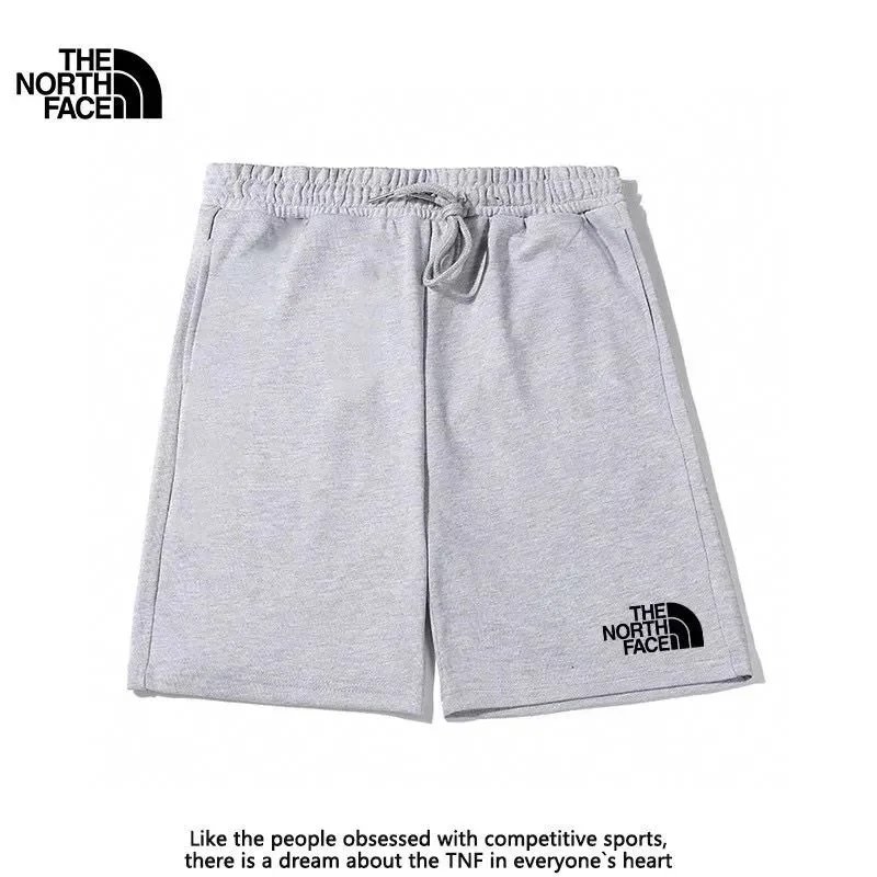 The North Face Logo Patch Shorts Gray - 1