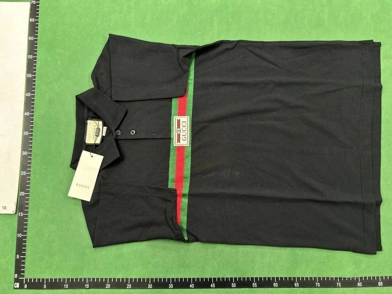 Gucci GG Flame Pocket Polo Navy - 2