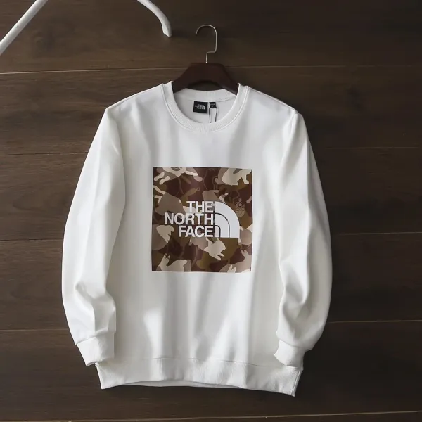 The North Face Camo Box Logo White Hoodie - 1