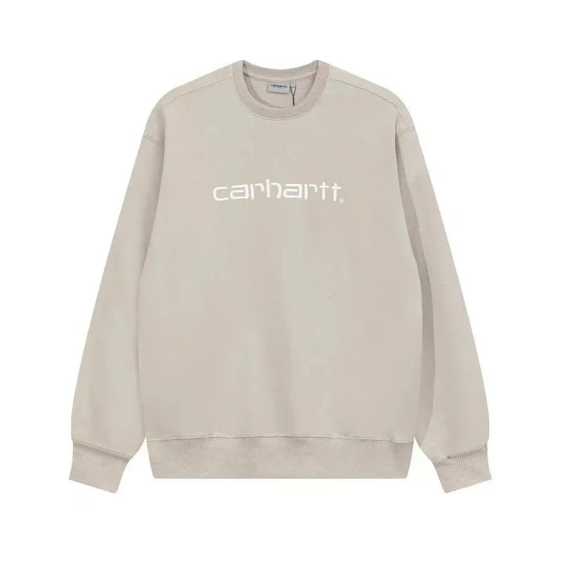 Carhartt Work In Progress Embroidered Logo Sweatshirt Beige - 7