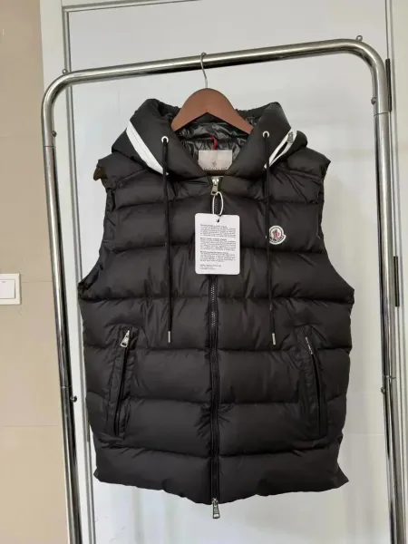Moncler Maya Vest Black Down Vest - 6