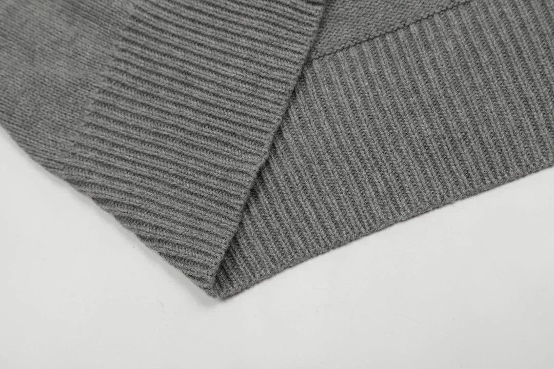 Design V-Neck Button-Up Cardigan Yellow Knit Cardigan - 9