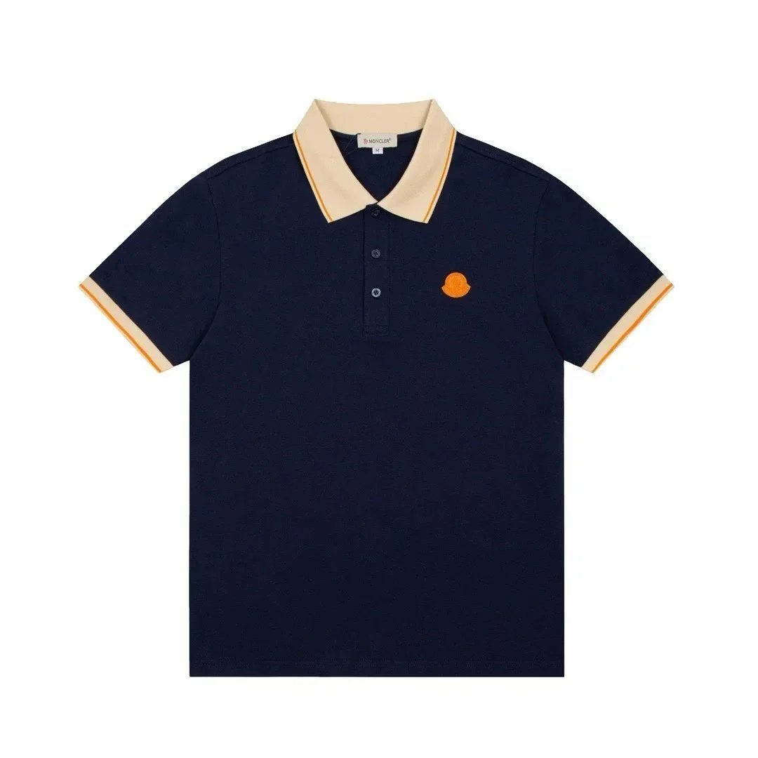 Moncler Logo Collar Polo White - 4