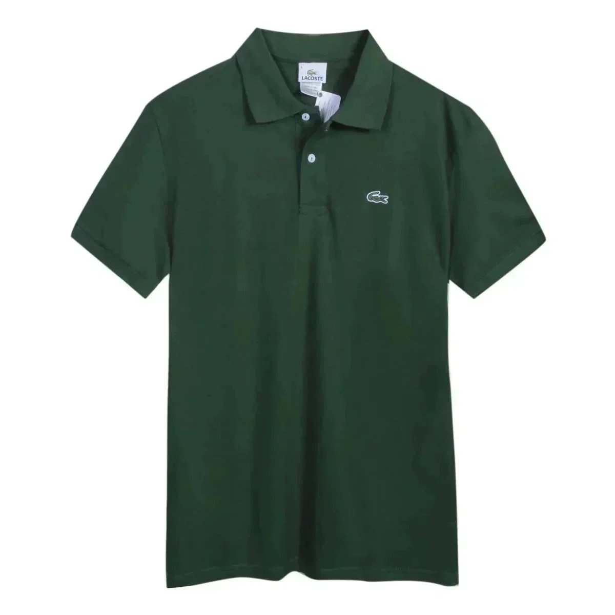 Lacoste Color-Block Polo Shirt Orange White Black - 5