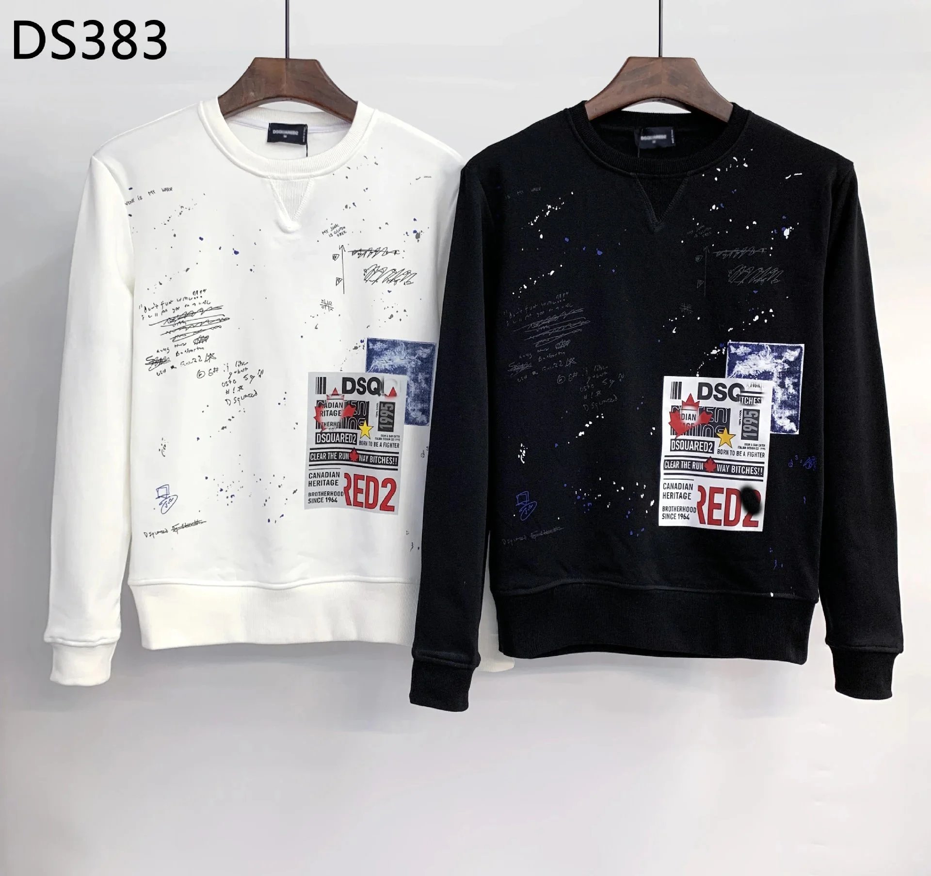 Dsquared2 Logo Print White Hoodie - 11