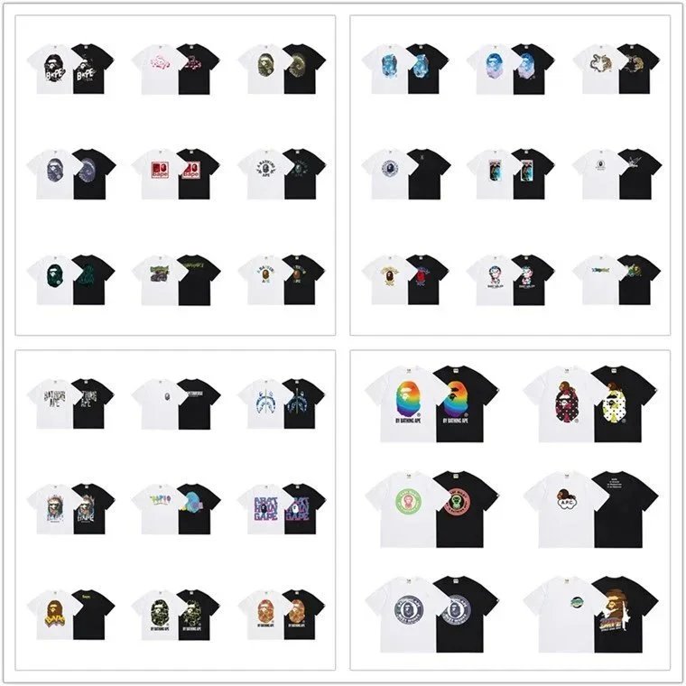 Bape A Bathing Ape Graphic Print T-Shirt