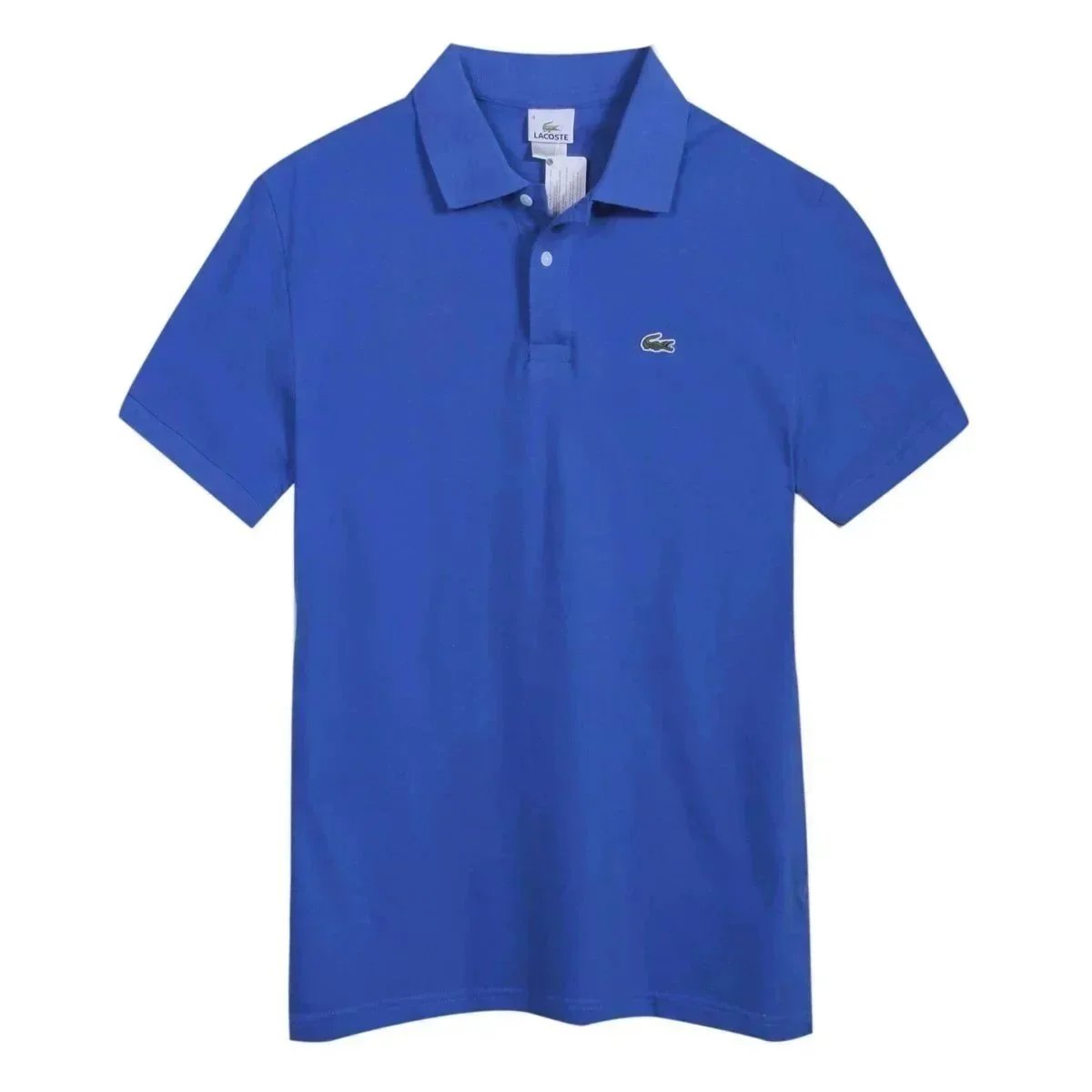 Lacoste Color-Block Polo Shirt Orange White Black - 11