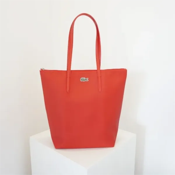 Lacoste L.12.12 Large Tote Bag Red Handbag - 1