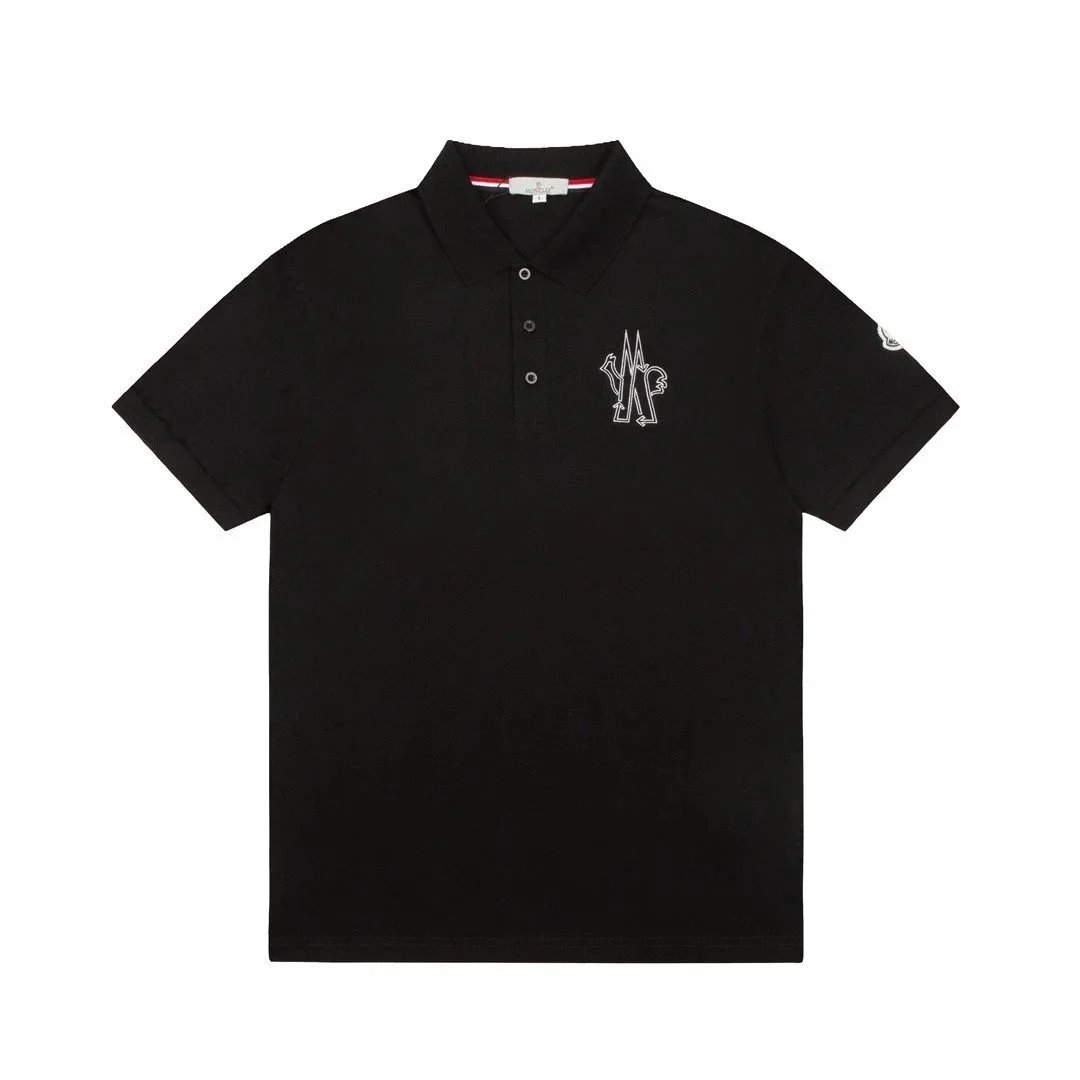 Moncler Logo Collar Polo White - 9