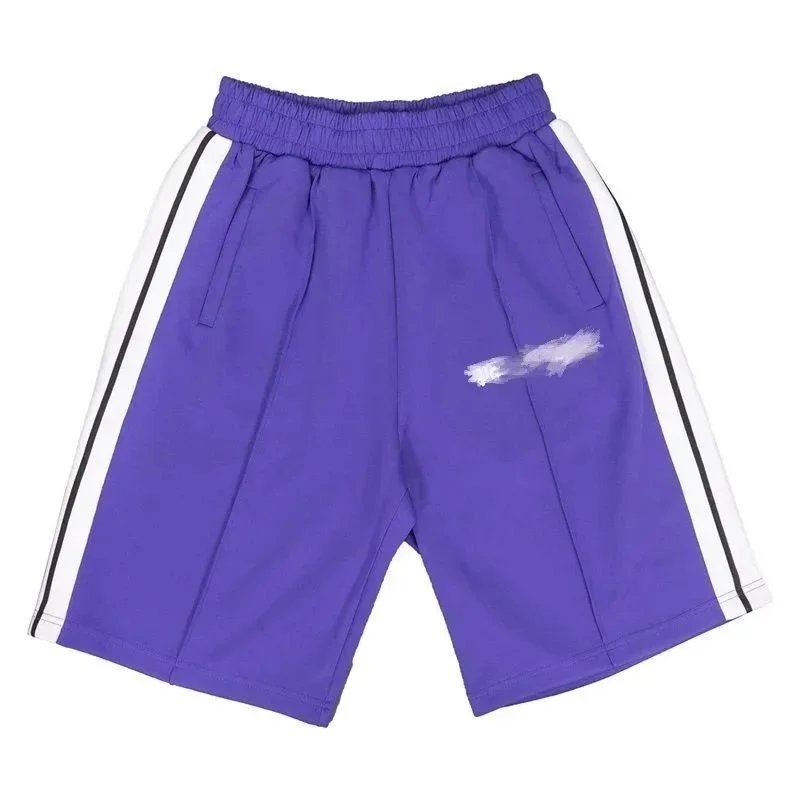 Palm Angels Logo Print Swim Shorts Lime Green - 9