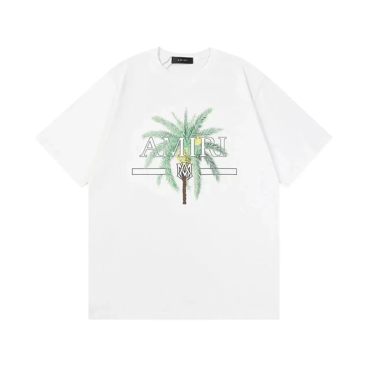 Amiri Logo Embroidered Arch T-Shirt Black - 5