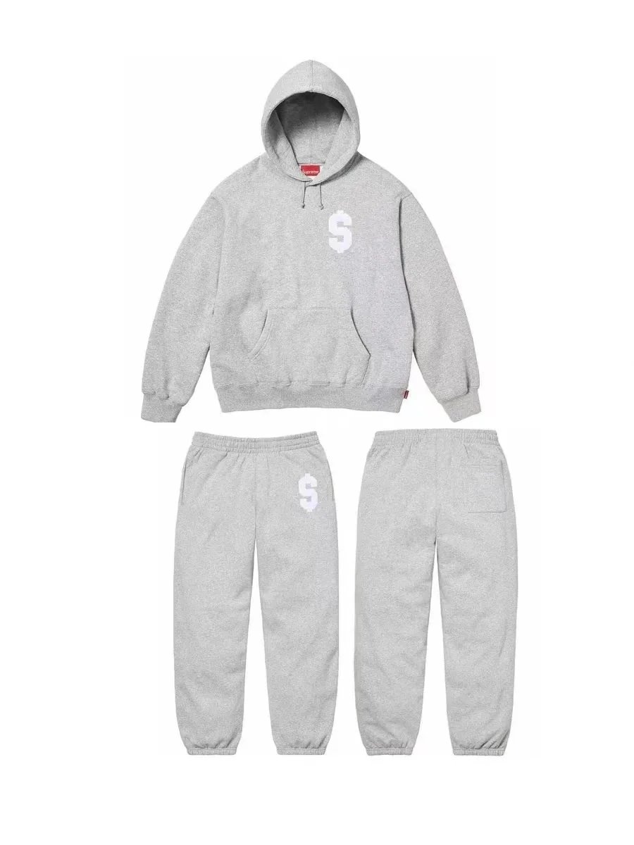 Supreme Box Logo Hoodie and Sweatpants Set Brown - 5