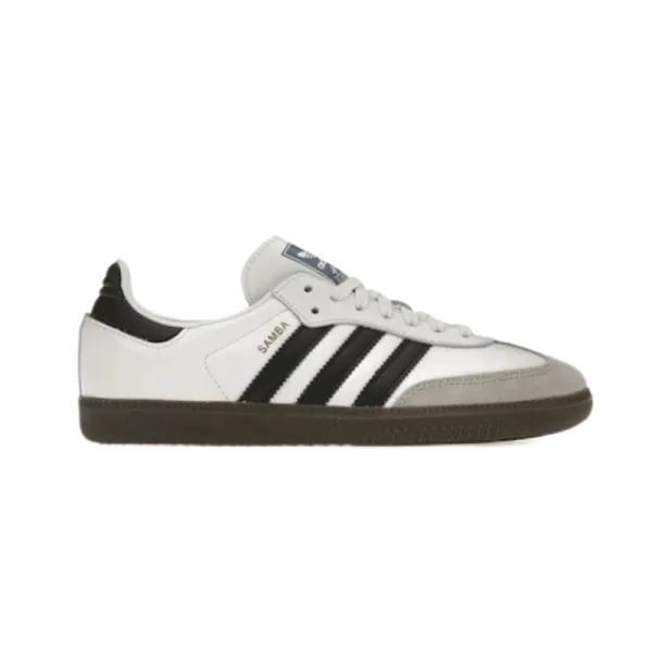 Adidas Originals Samba Classic Black White Gum Sneakers - 2