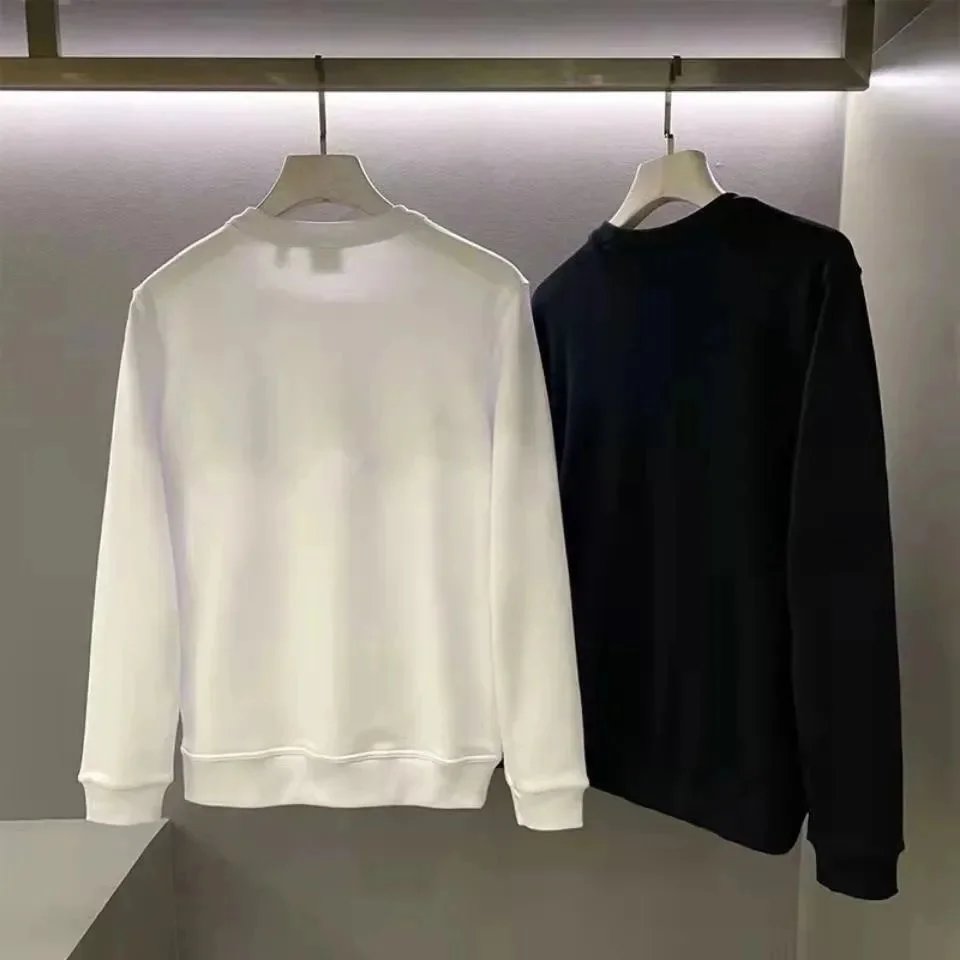 Moncler Genius Logo Print Black Crewneck Sweater - 5