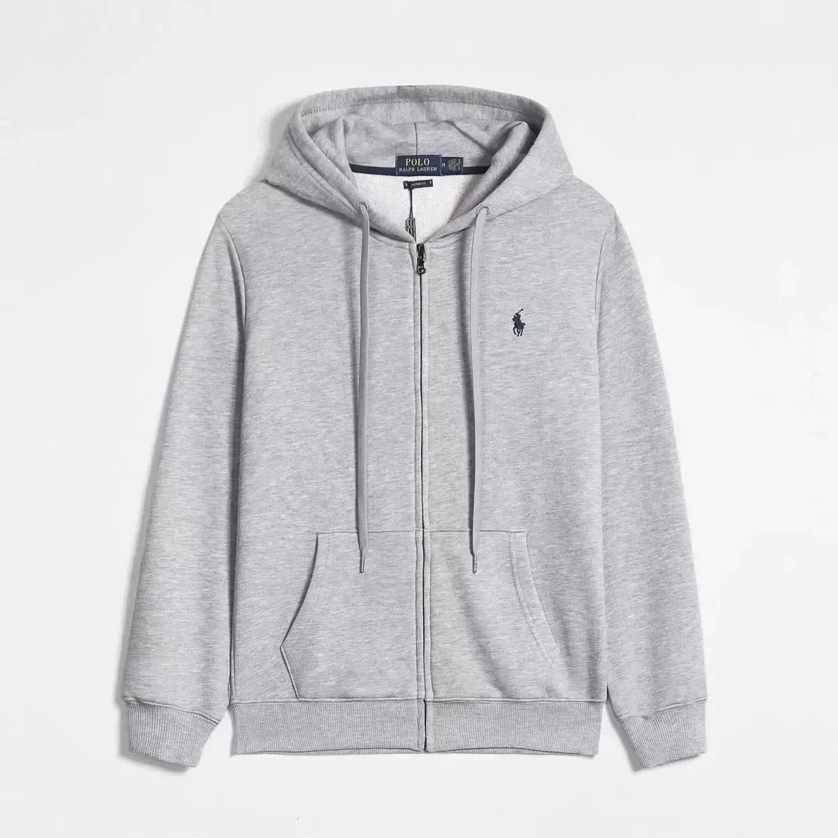 Polo Ralph Lauren Classic Zip-Up Hoodie White - 10