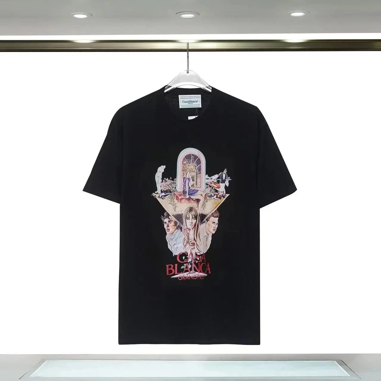 Casablanca Paris Citrus Graphic Black T-Shirt - 6