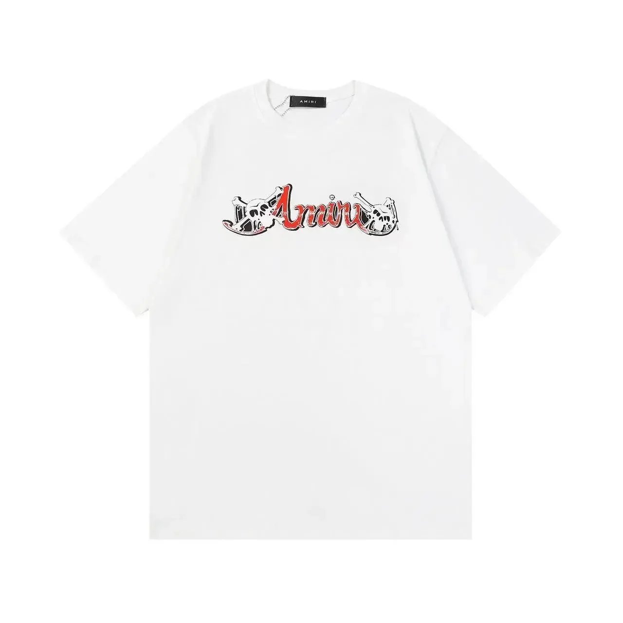 Amiri Logo Embroidered Arch T-Shirt Black - 11