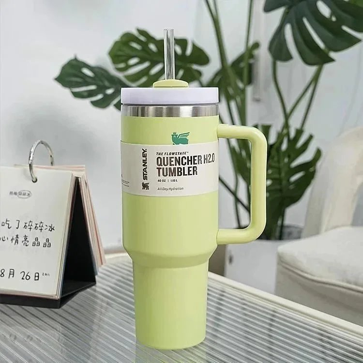 Stanley Quencher H2.0 Tumbler Macaron Blue 1.18L Insulated Travel Mug - 10