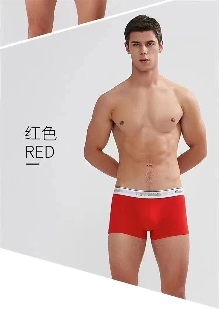 Cailelv Kelin Cotton Stretch Classic Fit Boxer Briefs Gray 3-Pack - 7