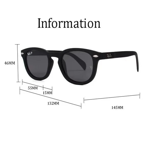 Ray-Ban Wayfarer Matte Black Sunglasses - 3