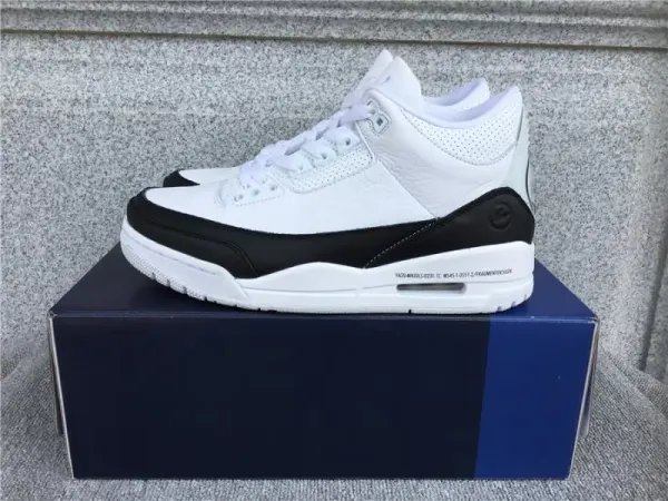 Air Jordan 3 x Fragment Design White/Black Sneakers - 1