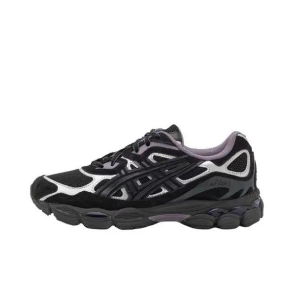 Asics Gel-Kayano 14 Black Purple White Running Shoes - 1