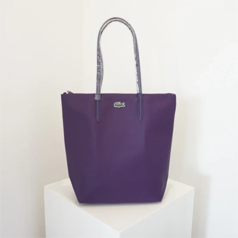 Lacoste L.12.12 Tote Bag Purple Handbag - 1