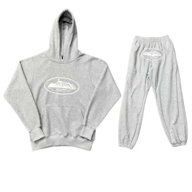 Design Yacht Logo Hoodie and Sweatpants Set Blue - 9