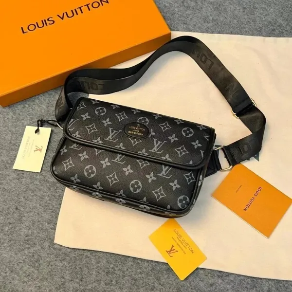 Louis Vuitton Monogram Eclipse Black Crossbody Bag - 1