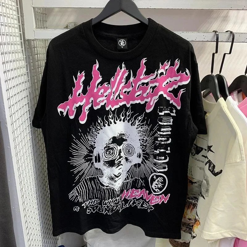Hellstar Path to Paradise White Graphic T-Shirt - 8
