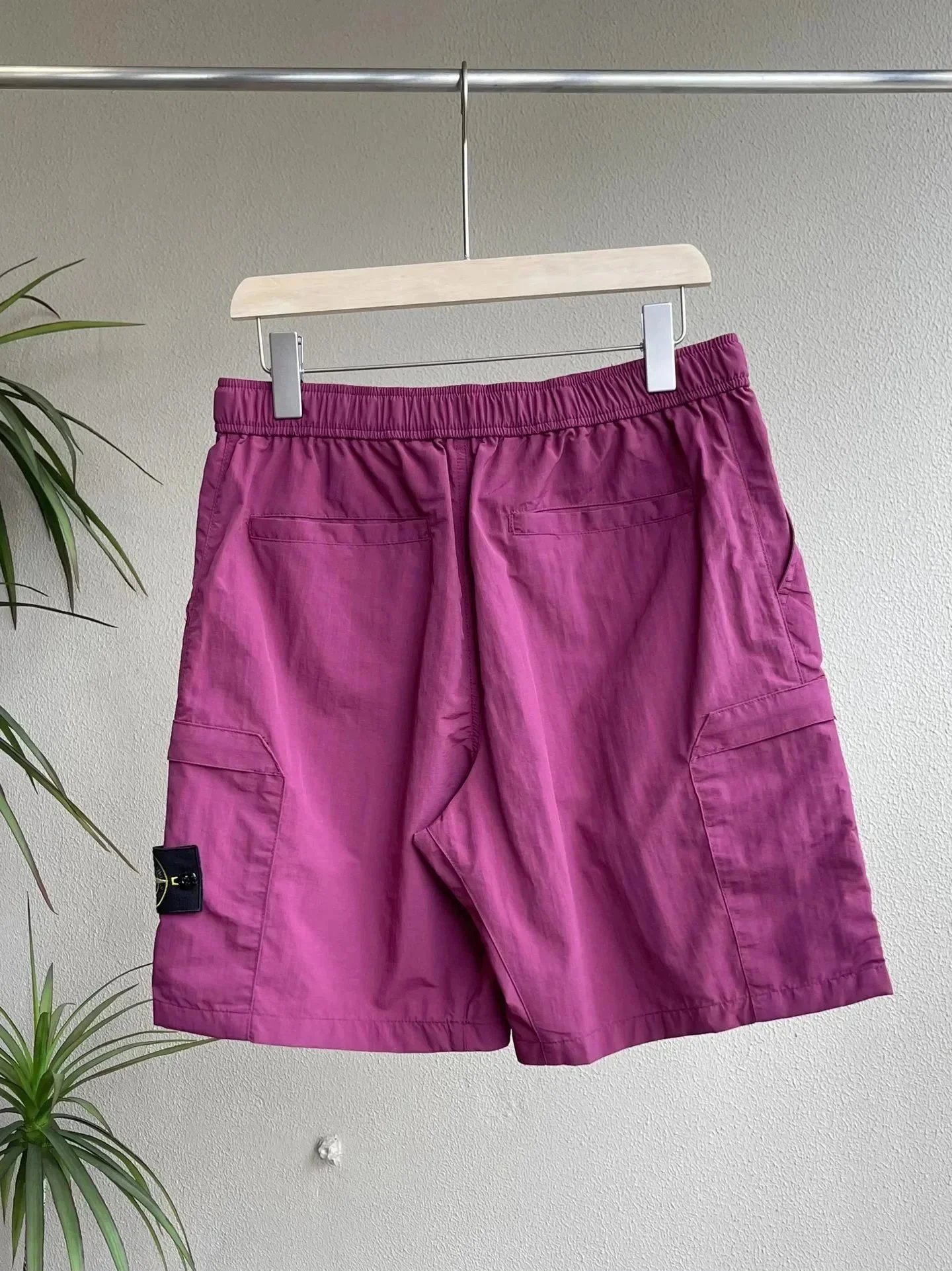 Stone Island Shadow Project Cargo Shorts Magenta