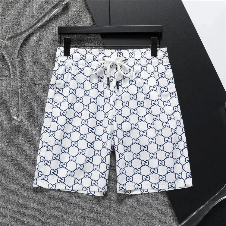 Gucci GG Monogram Print Swim Shorts Navy - 2