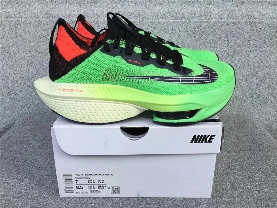Nike Air Zoom Alphafly Next% Black/White Running Shoes - 8