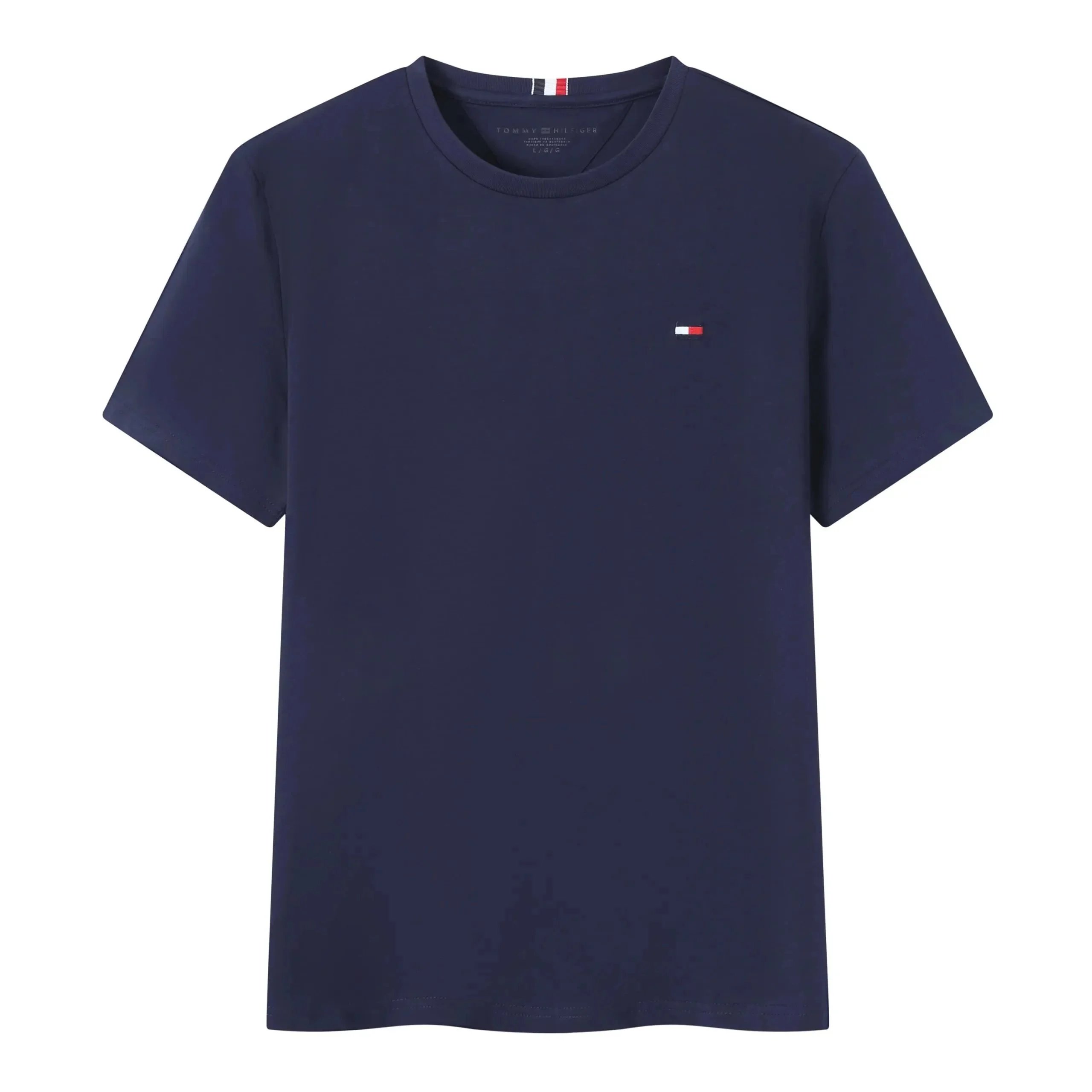 Tommy Hilfiger Logo Graphic Heather Gray T-Shirt - 6