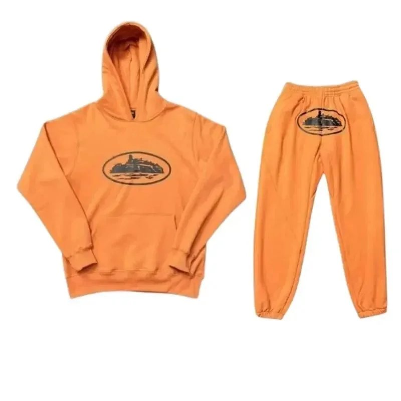 Design Yacht Logo Hoodie and Sweatpants Set Blue - 10