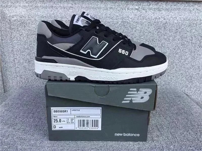 New Balance 550 White Green Suede Sneakers - 3