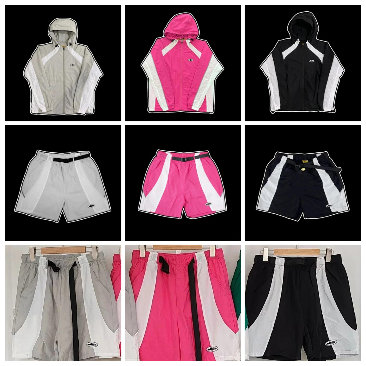 Corteiz Windbreaker Jacket and Shorts Set