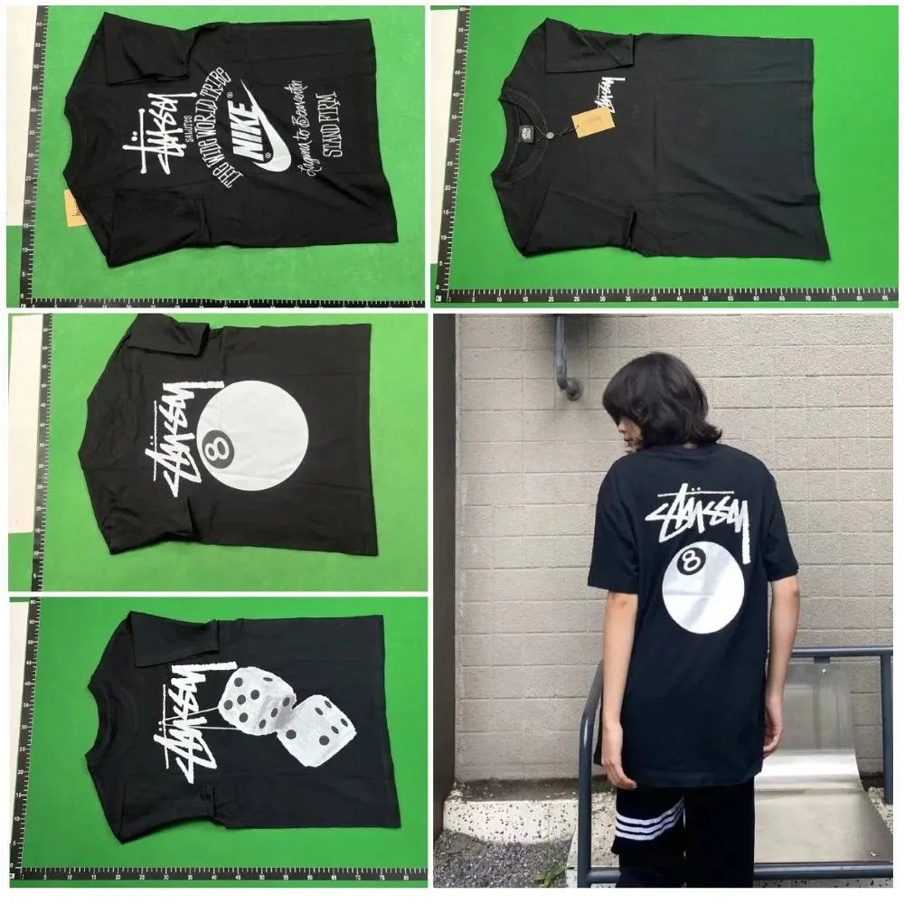 Stüssy Nature's Flowers Graphic T-Shirt Black - 2