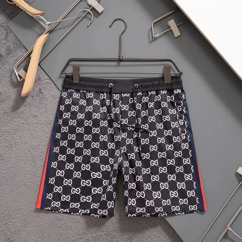 Gucci GG Monogram Print Swim Shorts Navy - 3