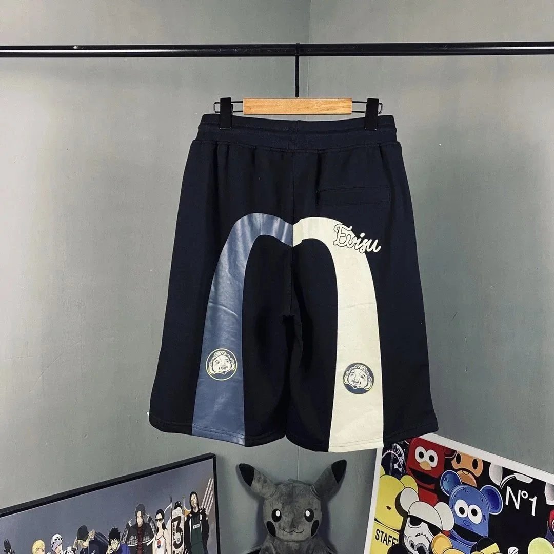 GRA x Hokusai Great Wave Shorts Black - 9