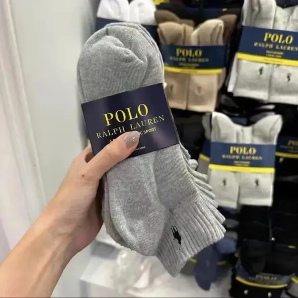 Polo Ralph Lauren Classic Sport White Socks - 3