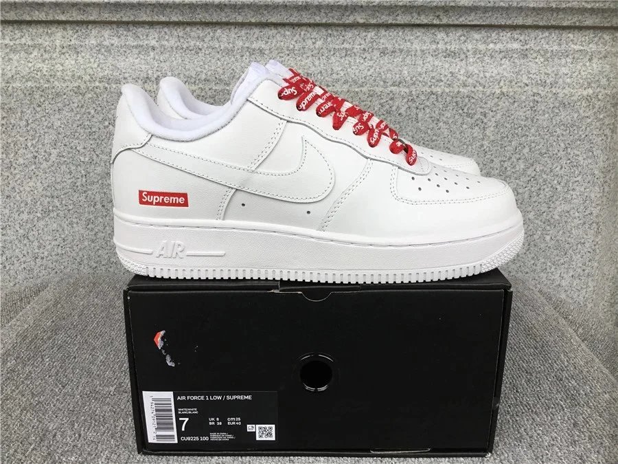 Nike Air Force 1 Low White Sneakers - 5