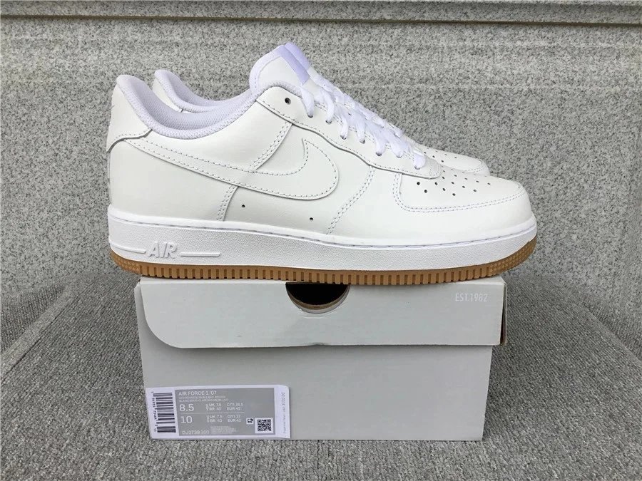 Nike Air Force 1 Low White Sneakers - 10