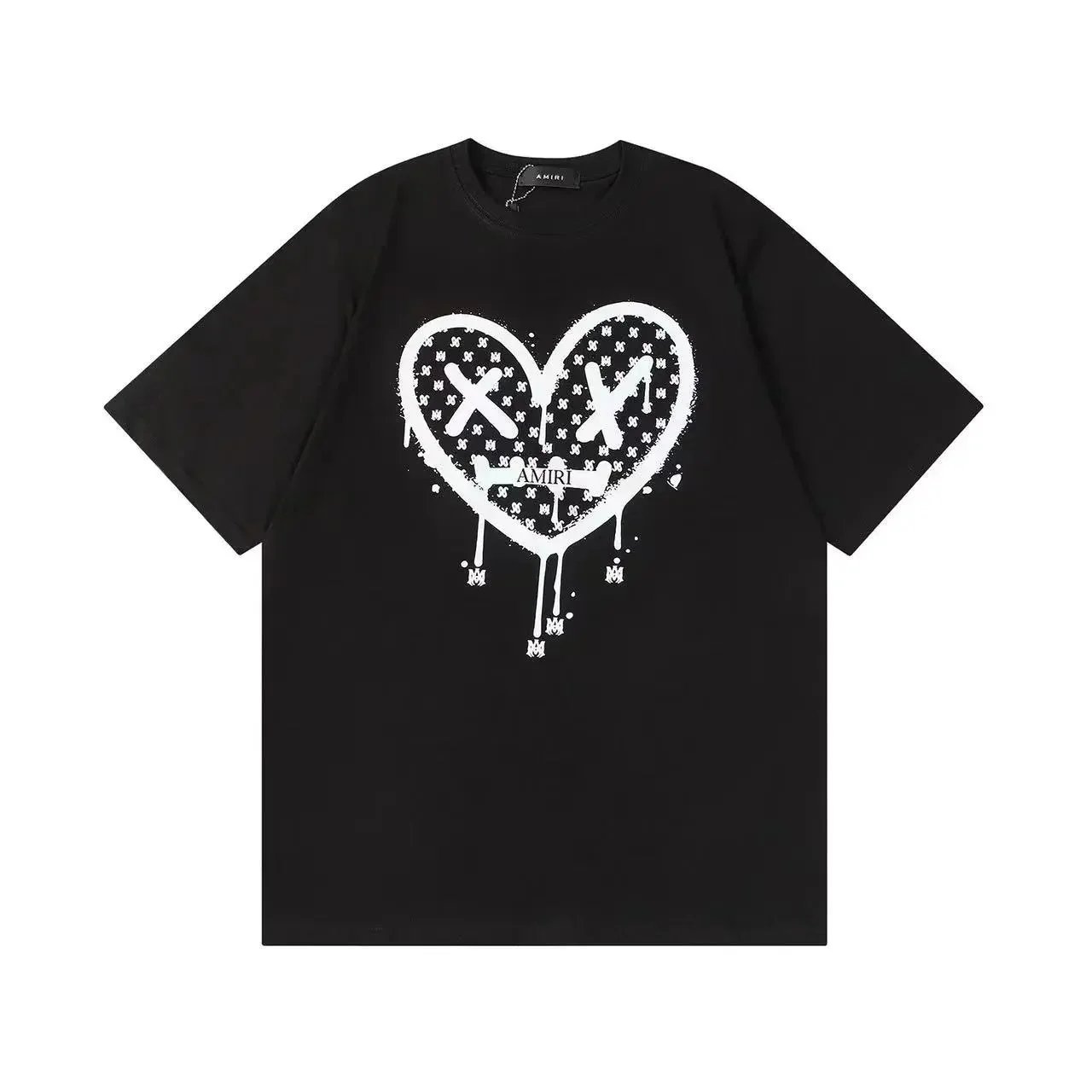 Amiri Logo Embroidered Arch T-Shirt Black - 6