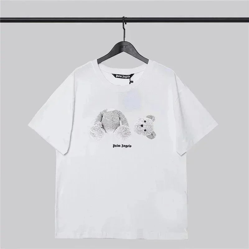 PUSHIN P Just Forget Blue Graffiti Print White T-Shirt - 5