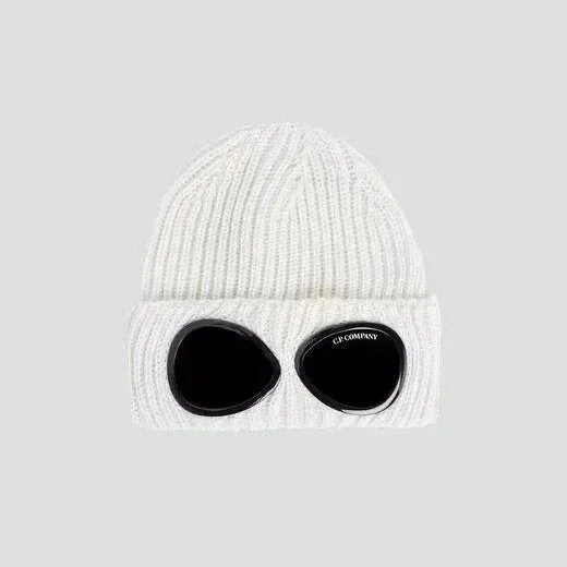 CP Company Goggle Ribbed Knit Beanie Hat